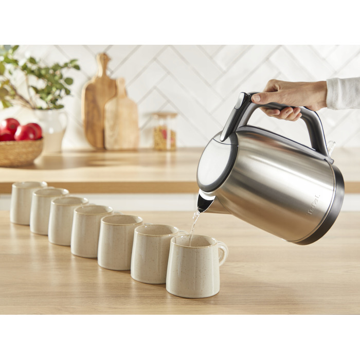 Електричний чайник Tefal KO5S0DE0, 2400 Вт, 1,7 л, сріблястий/сірий
