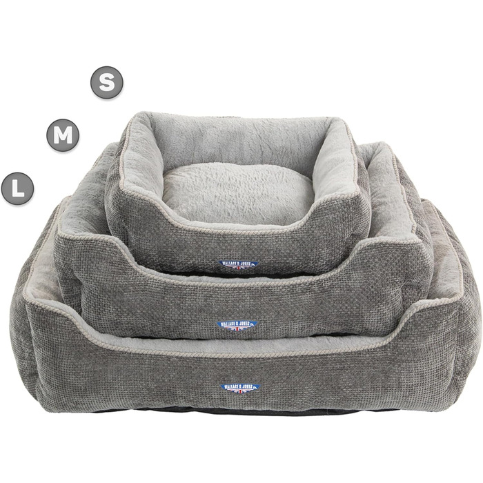 Килимок для кота Wallace & Jones Dunrobin, сірий, S, 51 x 46 x 15 см | Міцний, зручний | Для домашніх тварин