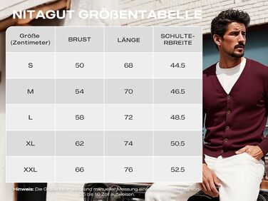 Чоловіча в'язана кофта NITAGUT, вінтажний смугастий дизайн, довгі рукави, V-подібний виріз, ґудзики (L, темно-синій)