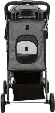 Крісло-мішок Buggy сірого кольору, 47x100x80 см, 4.9 кг