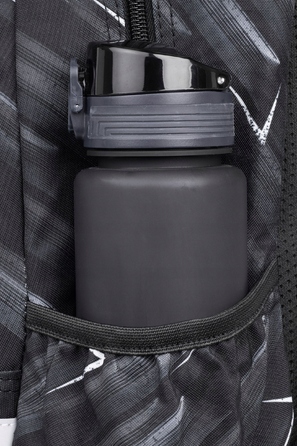 Багатовідсіковий шкільний рюкзак CoolPack, біло-чорний, 28 л