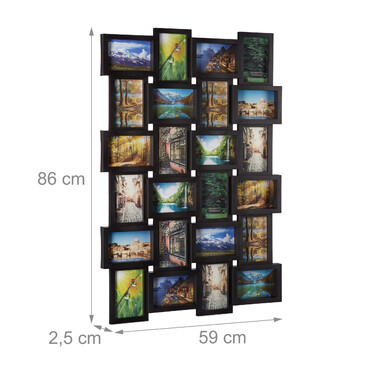 Relaxdays Photo Frame for 24 Photos