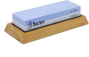 Набір точильних каменів Bacher Premium: 400/1000 та 1000/3000. Точильний камінь, бруски для заточування ножів. З інструкцією