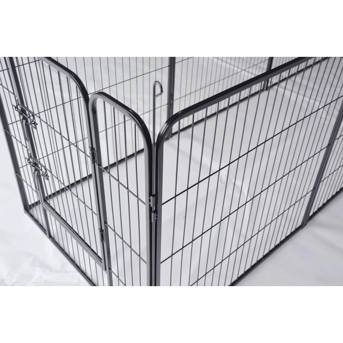 Вигул для цуценят, вольєр, клітка для собак, огорожа для собак, клітка для тварин, огорожа для тварин, клітка для собак з гратами, вигул для тварин, клітка для транспортування, вигул для кроликів, кемпінговий забір, кемпінговий вольєр, 12-TLG., 80 см, клі