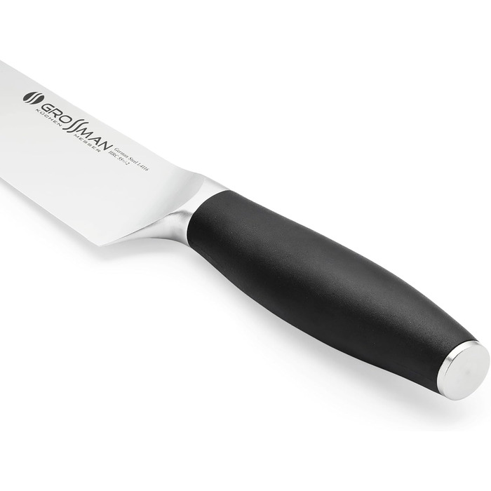 Ніж кухарський Grossman 002SH, 33 см, з нержавіючої сталі, ергономічна ручка