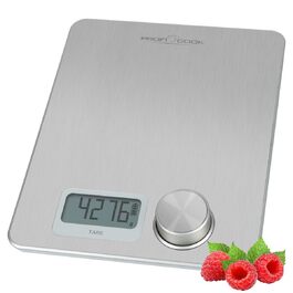 Кухонні ваги ProfiCook® PC-KW 1263: цифрові, без батарей, з тарою, 1г - 5кг