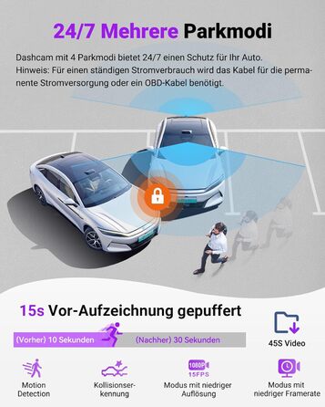 Автомобільний відеореєстратор VANTRUE S1 PRO MAX 4K + 4K Dual Dashcam з нічним баченням STARVIS 2, HDR, GPS, 5.8GHz WLAN, 24Год режим паркування, ADAS, підтримка LTE та карт пам'яті до 1ТБ