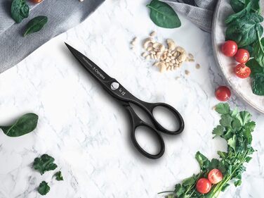 Кухонні ножиці 3 Claveles Chef 8'' з нержавіючої сталі, колір журавлина