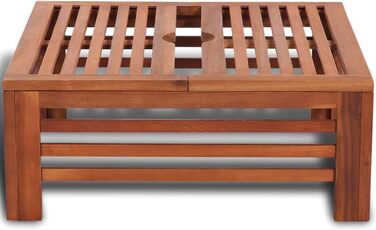 vidaXL Acacia Wood Parasol Stand Umbrella Stand Parasol Stand