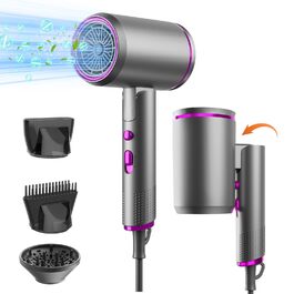 Airstyler 6 в 1: фен-щітка, локони, іонний фен, стайлер для волосся, 1000W, білий. Комплект для створення зачісок