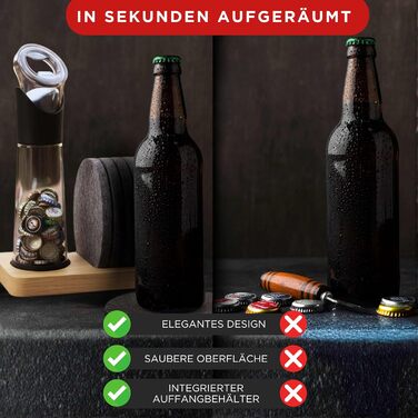 Відкривач для вина Wortek: професійний відкривач пляшок з тримачем для корок – ідеальний подарунок для поціновувачів вина