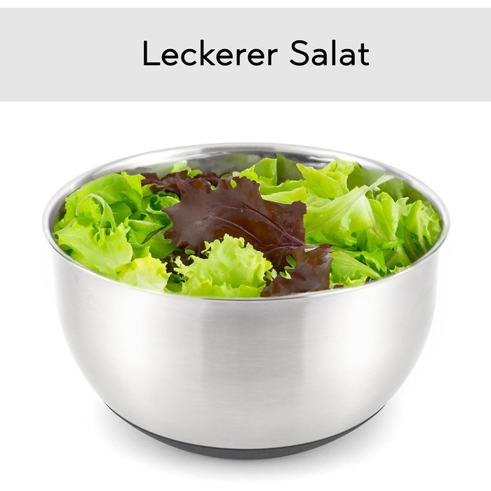 Салатниця-швидкокрутка з нержавіючої сталі – для миття, просушування та зберігання салату. BPA-free, об'єм 4,5 л, з ручним приводом