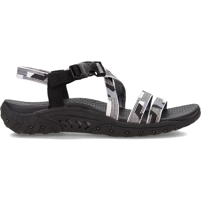 Сандалі жіночі Skechers Reggae Tasse - Oh,snap! чорно-білі (38 EU)