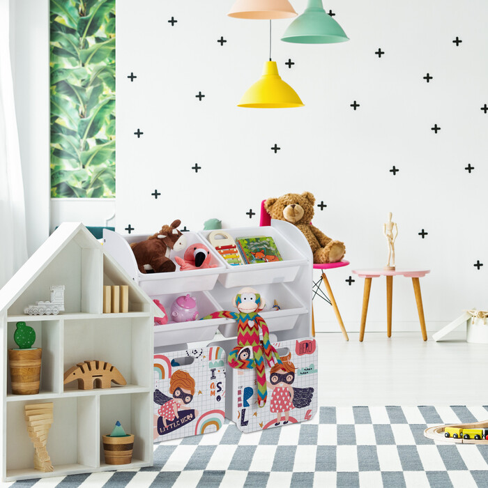 Relaxdays Children's Shelf 'Little Heroine'