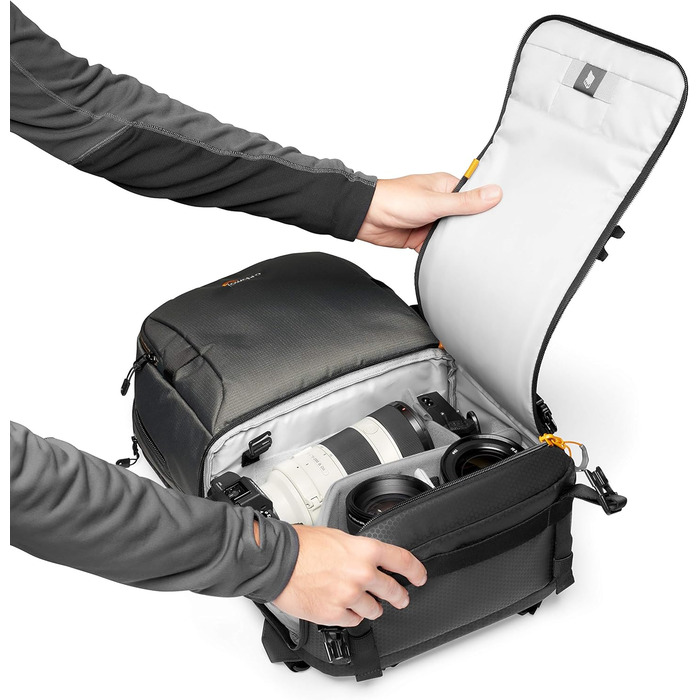 Сумка Lowepro BP 250 AW III сірого кольору для фотообладнання