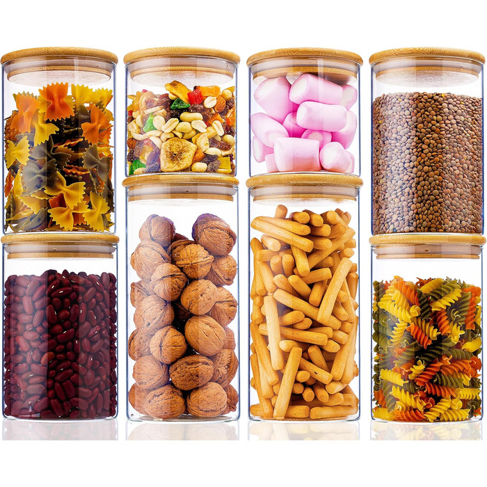 Набір контейнерів для зберігання Deco haus® 2 шт. (1,3 л) - герметичні банки для кави, цукру, крупи та інших продуктів