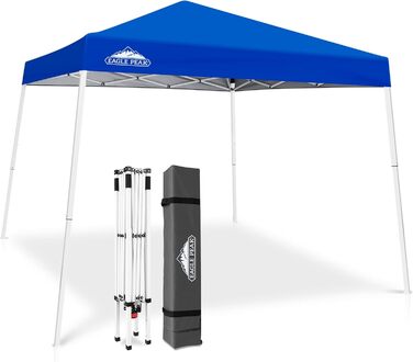 EAGLE PEAK 3 m x 3 m Pop-Up Tent with Sloping Legs (Blue)