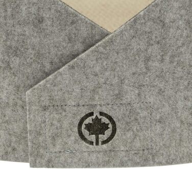 Кігтеточка для котів CanadianCat Owen XL, 50 см, сіра, з фетровою поверхнею