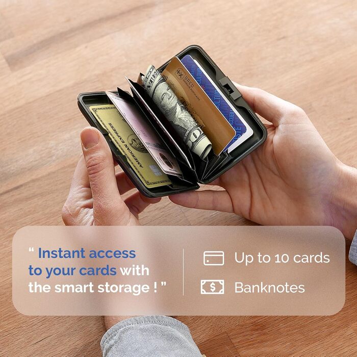 Картодзеркало ÖGON DESIGNS Smart Case Stockholm V1 Marineblau з RFID захистом