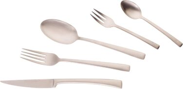 ECHTWERK Avelino Flatware Set, Bronze Edition, 20-Piece, Dinnerware Set for up to 4 People, 18/10 Stainless Steel, Matte Finish, High-Quality Cutlery Set, for Dining Table, Table Decoration for Weddings & Festive Tables