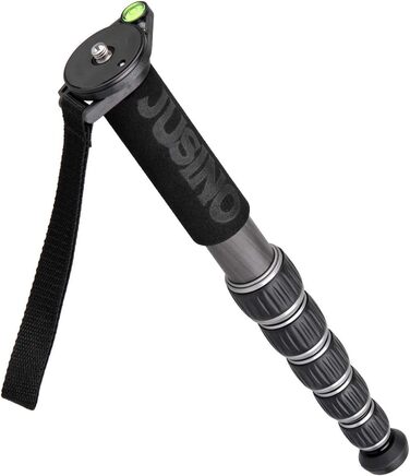 Монопод JUSINO MP-326C з карбону, 6 сегментів, до 140 см, вантажопідйомність 10 кг