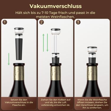 Електричний відкривачка для вина GHB 6-в-1 з USB-зарядкою, зрізач фольги, виливає вино та вакуумний затвор. Подарунок для поціновувачів вина