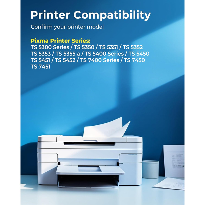 Комплект картриджів ECHALLENGE PG-560XL та CL-561XL для принтерів Canon Pixma TS5350, TS5351, TS5352, TS5353, TS7450, TS7451 (чорний, кольоровий, 2 шт)
