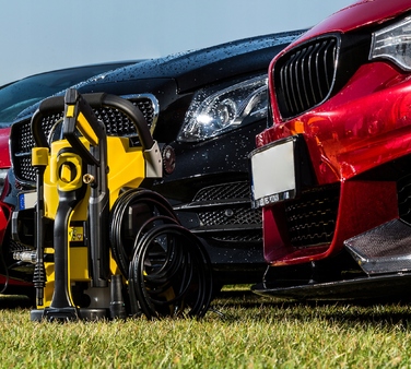 Мийка високого тиску Riwall KOX250M L7 250barEW + піноутворювач + щітка для тротуарної плитки