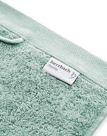 Herzbach Home Towel Set 100% Cotton - soft & absorbent - Mint