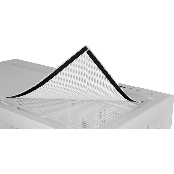 Thermaltake View 270 Plus TG ARGB: Корпус ПК Midi-Tower з темперованим склом, 3 RGB вентилятори, USB-C, підтримка 360мм радіатора, білий колір